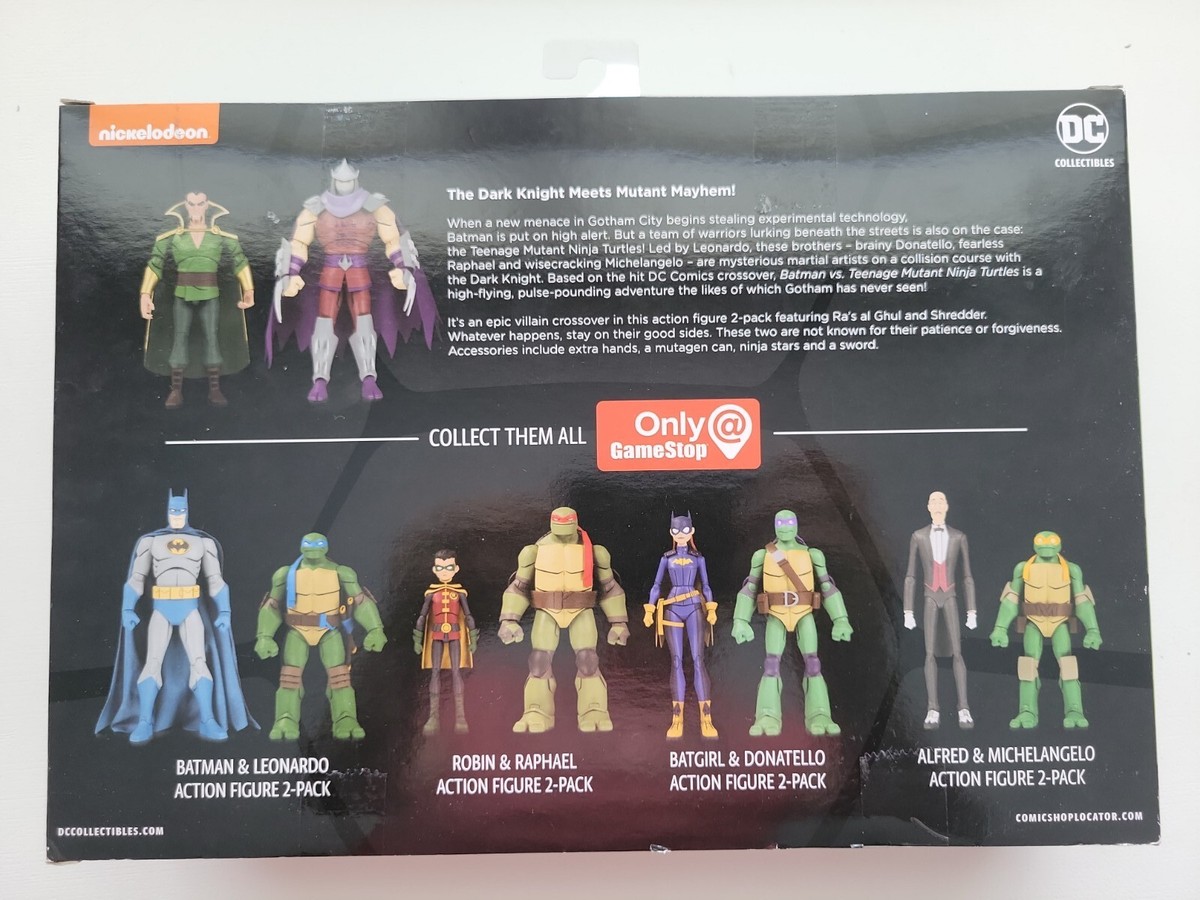DC Collectibles Batman VS TMNT Ra's Al Ghul and Shredder 6