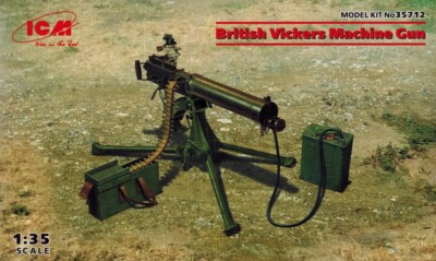 ICM 35712 - British Vickers Machine Gun - 1:35