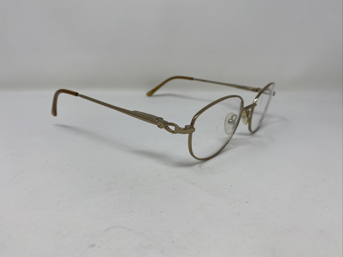 fundamentals Eyeglasses Frame F106 YG 52-17-130 Gold Full 