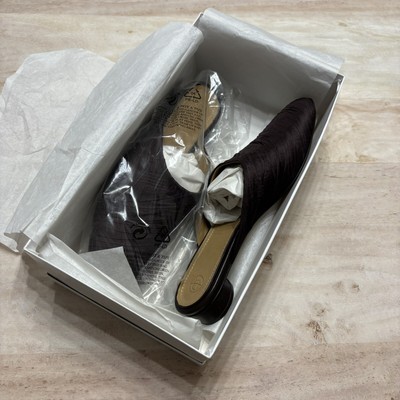 NIB The Row Mira Silk Slipper Mule Shoe Sz 37.5 (US 7.5)