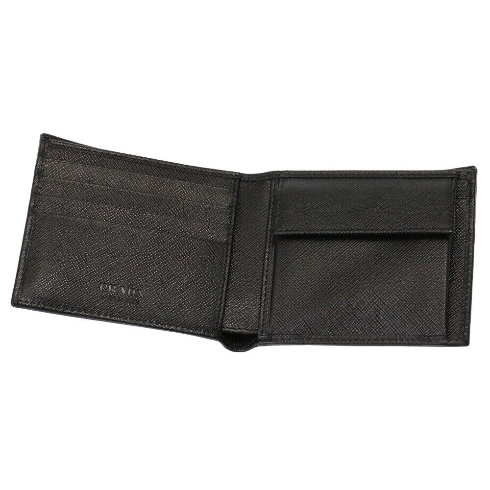 PRADA Men's Bifold Wallet with Coin Purse Leahter 2MO738 QHH PRADA Men's Bifold Wallet with Coin Purse Leahter 2MO738 QHH