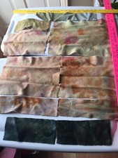 RUG HOOKING Dyed Wool Swatches 10 Pieces Camouflage variations