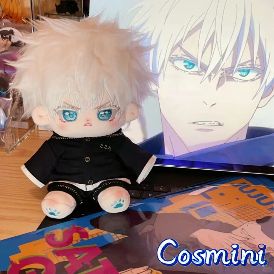 Jujutsu Kaisen Gojo Satoru 20cm Plush Doll Dress up Toy Plushie