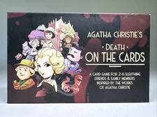 Agatha Christie's Death on The Cards Mystery Card Game 2019 Modiphius Complete