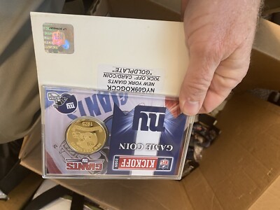 NY New York Football Giants Kickoff Game Coin Gold plate