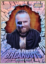 2022 UPPER DECK AEW MALAKAI BLACK  BREAKOUTS