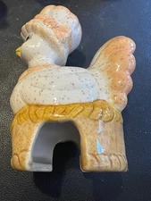 pie bird vent funnel Chicken hen pottery