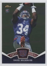 2012 Topps Finest Finest Moments David Wilson #FM-DW 1u6