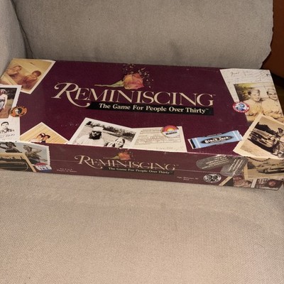 Vintage 1989 REMINISCING BOARD GAME For People Over Thirty new sealed