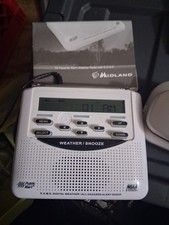 Midland Digital Weather All Hazards Alert Radio Model WR-120EZ Working