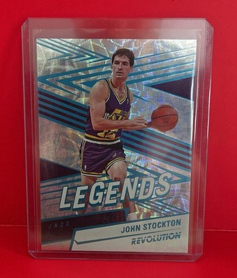 2024-25 Panini Revolution - Swirl Legends John Stockton /35  #154