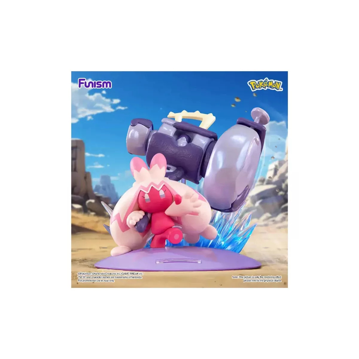 Figurine Pokémon Tinkaton Forgelina Funism Prime, idée cadeau originale pour anniversaire d'enfant