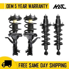 4pcs Front Rear Complete Strut Assembly For 2003 2004 2005 Honda Civic L4 1.7l 4pcs Front Rear Complete Strut Assembly For 2003 2004 2005 Honda Civic L4 1.7l