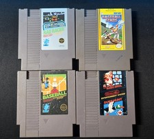 Nintendo NES 28 Game Lot Super Mario Donkey Kong Mega Man Tecmo Pac Man Gremlins