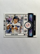 Topps 2026 Series 1 Aaron Judge Big Ticket Players Insert BTP-18 Yankees