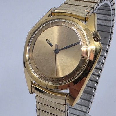 Zodiac Olympus Vintage Mystery Dial Gold Tone Gold Dial - Serviced 4/2026