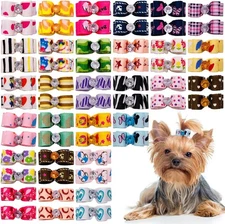 PET SHOW 20 Pack Mini Small Dogs Hair Bows With 20 Count (Pack of 1), 20pcs 