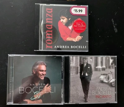 Job Lot Of 3 Andrea Bocelli Cd's - Image 1 of 4