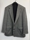 VTG Stafford Blazer Mens 48R Tweed Jacket Gray Check Wool Sports  Coat USA Made