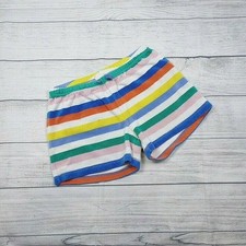 12 Mini Boden Striped Terry Shorts