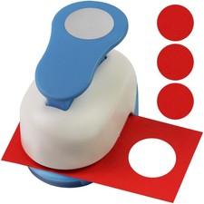 Circle Hole Punch for Craft Sizeout 1inch, Paper Punch Shapes, Craft Lever Pu...