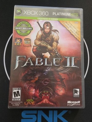 Fable 2 - Microsoft Xbox 360 CIB Platinum Hits Edition Complete Tested 