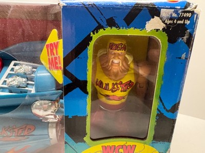 WCW Hulk Hogan Road Rebels Talking Car Toy Biz, Hollywood NWO/WWF