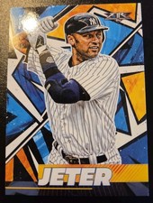 2021 Topps Fire Baseball Derek Jeter #194 New York Yankees