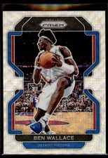 Ben Wallace 2021-22 Panini Prizm Silver Wave Prizms Refractor #249 Detroit