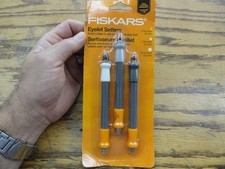 NEW Fiskars Eyelet Setters Hold Punch  Eyelet Setter SEALED