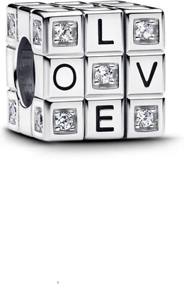 Pandora Beweglicher Spielzeugwürfel Charm 793672C01 Charm Anhänger - Bild 1 von 4