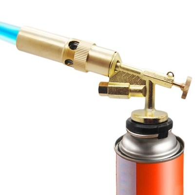 Copper Alloy Butane Torch Head Adjustable Flame Handheld Kitchen Culinary