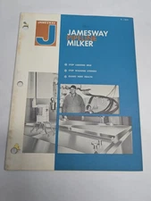 JAMESWAY PIPELINE MILKER CATALOG 1962 SALES LITERATURE BROCHURE F1810A