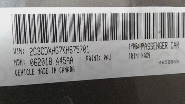 15-23 CARGADOR DODGE Conjunto Rodilla Conductor Izquierdo Sin Pinza RDW Foto 2 de 4