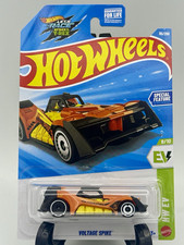 Hot Wheels Voltage Spike HW EV 1:64 Diecast Orange/Black/Yellow W/Case