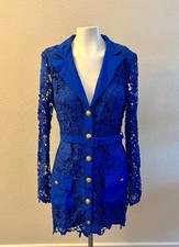 Blue Lace Dress Size Large