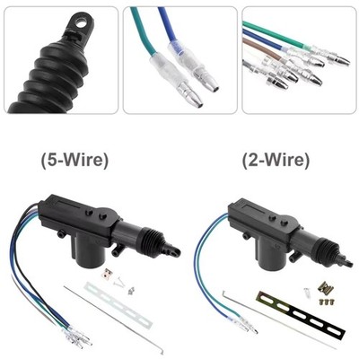 Car Central Locking System Motor Actuator 12V Remote Door Lock Universal Kit