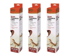 King Brown Terrarium Liner For Reptiles 20 To 29 Gallon Size Absorbent Bedding