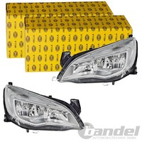 2X Hella FF Halogen Scheinwerfer Passend FüR Opel Astra Links+Rechts