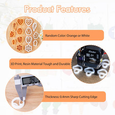 Knot Polymer Clay Cutters - 10 Pcs Weave Knot...