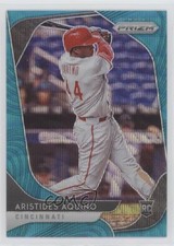 2020 Panini Prizm Tier II Teal Wave Prizm Aristides Aquino #140 06ee