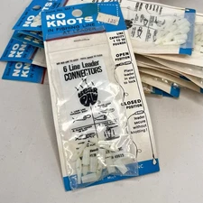 ONE PACK Bear Paw MP-1 1-50 lb  Leader Connectors No Knots 6 Pack Sealed SLF1