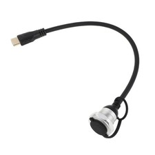  Panel Mount Display Video Signal Cable - Male to Female Extender Cord for