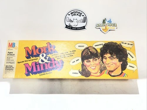 Mork and Mindy Card Game Vintage 1978 Milton Bradley COMPLETE Robin Williams