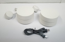 Google WIFI Access Point Router GJ2CQ WIFI Google Mesh w/ Power Cords - set of 2