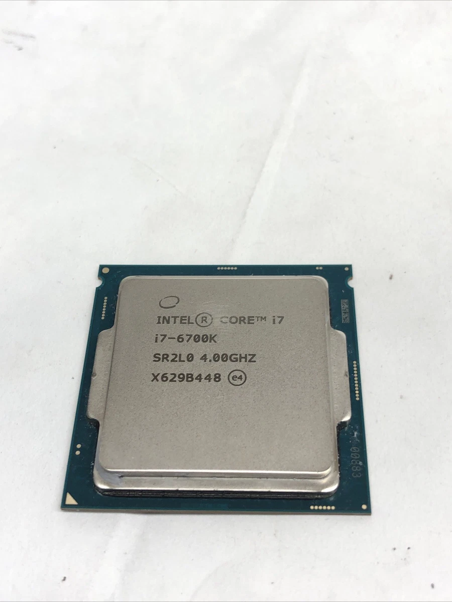 Processeur Intel Core I7-6700K Reconditionné - 4.0 GHz, 4 Cœurs, Socket LGA1151, Débloqué Pour Overclocking - 2