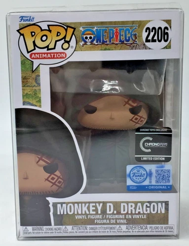 Funko Pop! One Piece Monkey D Dragon #2206 Chrono Toys Funko SE W/Protector