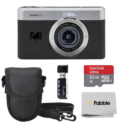 Kodak PIXPRO C1 Friendly Zoom Digital Camera - 13MP Bundled with accessories