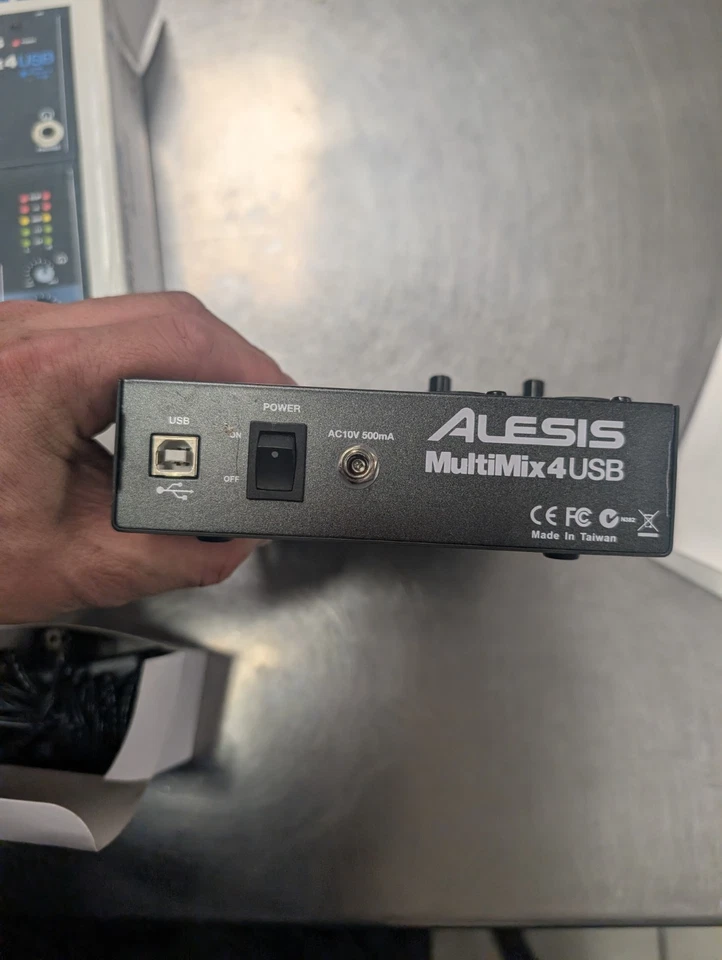 Alesis MultiMix 4 USB 4 Channel Mixer Interface Mic Line Mixing New Open Box - Image 4 of 4