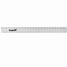 Empire Level 4002 24" Heavy Duty Aluminum Straight Edge, Inch-Scale Graduations